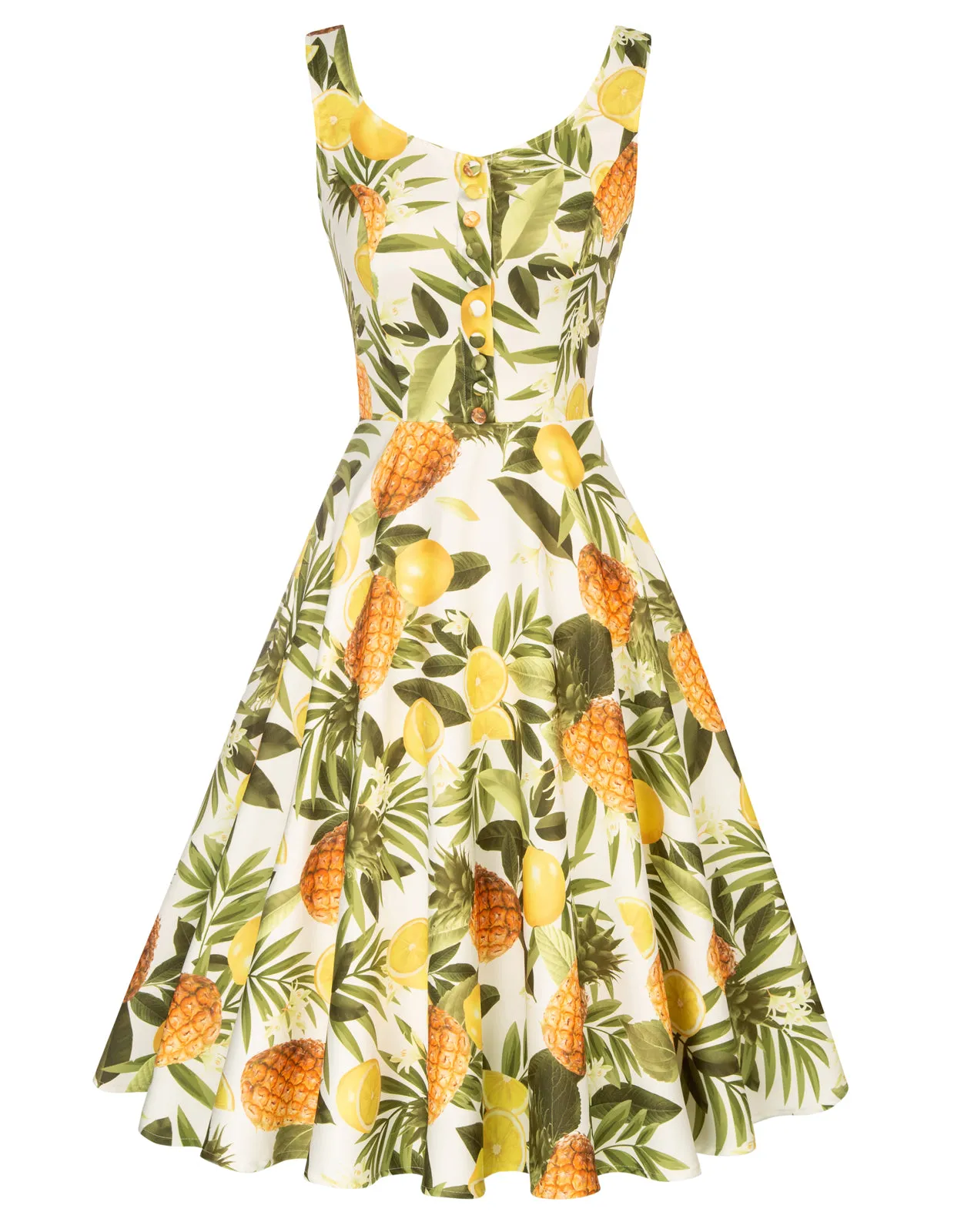 1950s Retro Vintage Sleeveless Homecoming Dresses Cocktail Party A-Line Dress for Summer