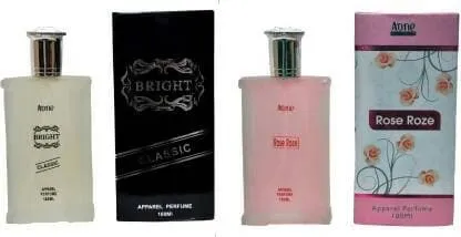 A one Bright Classic and Rose Roze Perfume 100ML Each (Pack of 2) Eau de Perfume - 200 ml (For Men)