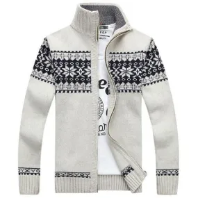 Anders Sweater - Knitted Zip-Up Cardigan