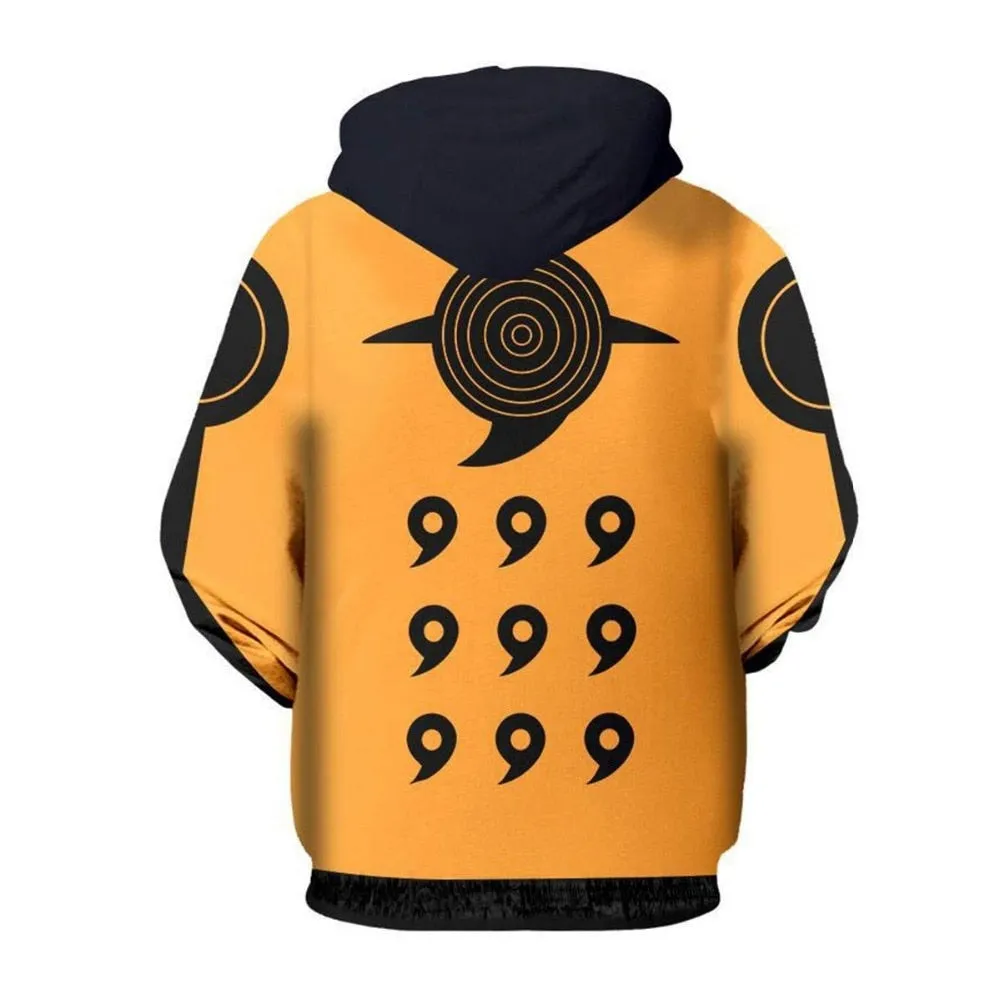 Anime Naruto Kakashi Boruto 3D Hoody Uzumaki Jacket Uchiha Sasuke Akatsuki Tops Hoodies Sweatshirt Thin Zipper Coat Streetwear