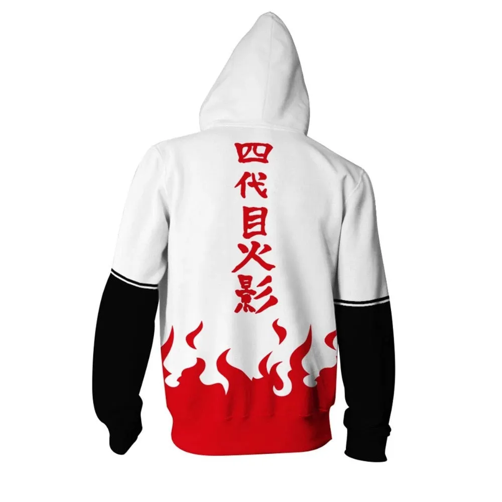 Anime Naruto Kakashi Boruto 3D Hoody Uzumaki Jacket Uchiha Sasuke Akatsuki Tops Hoodies Sweatshirt Thin Zipper Coat Streetwear