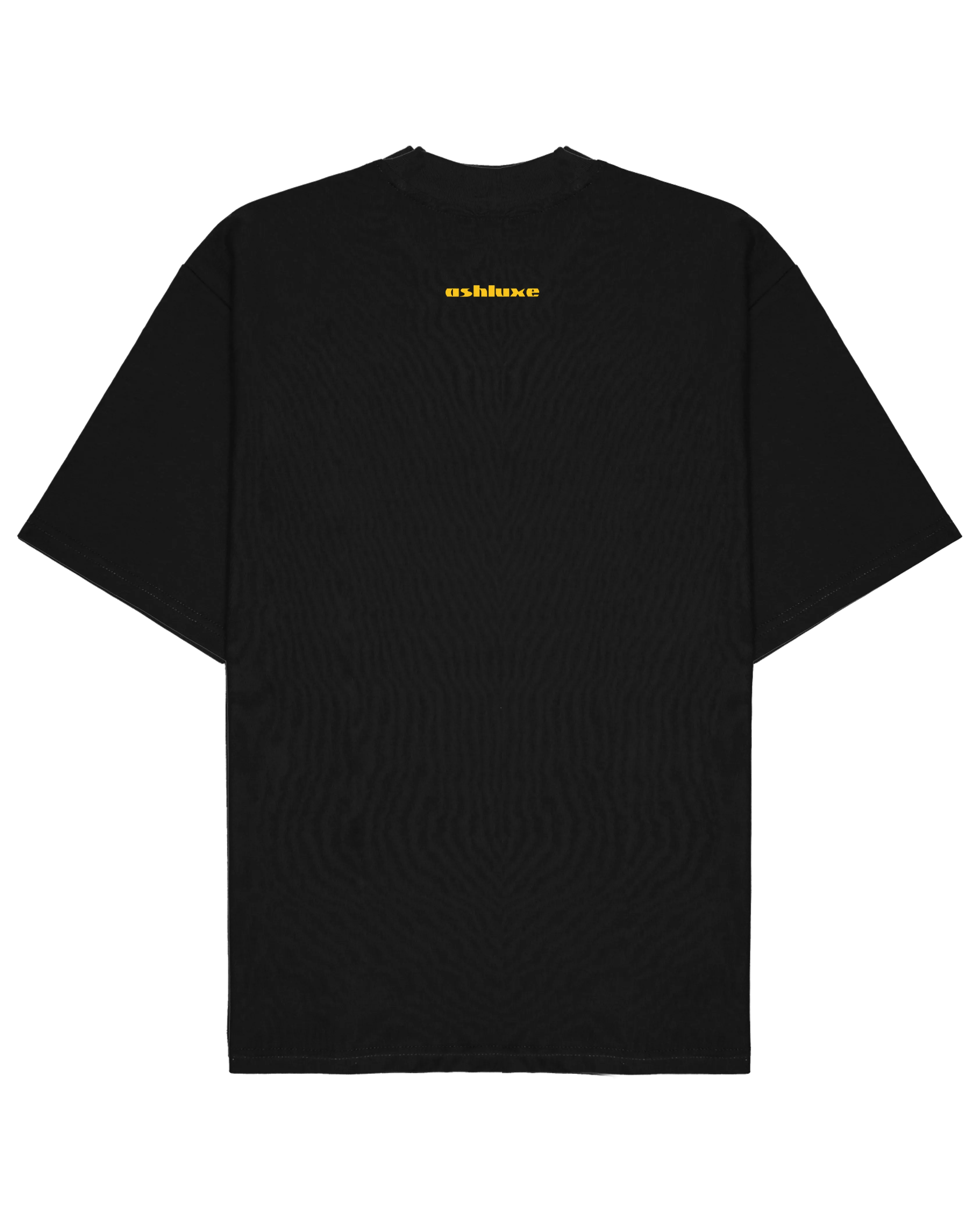 ASHLUXE Graphics Print T-shirt - Black