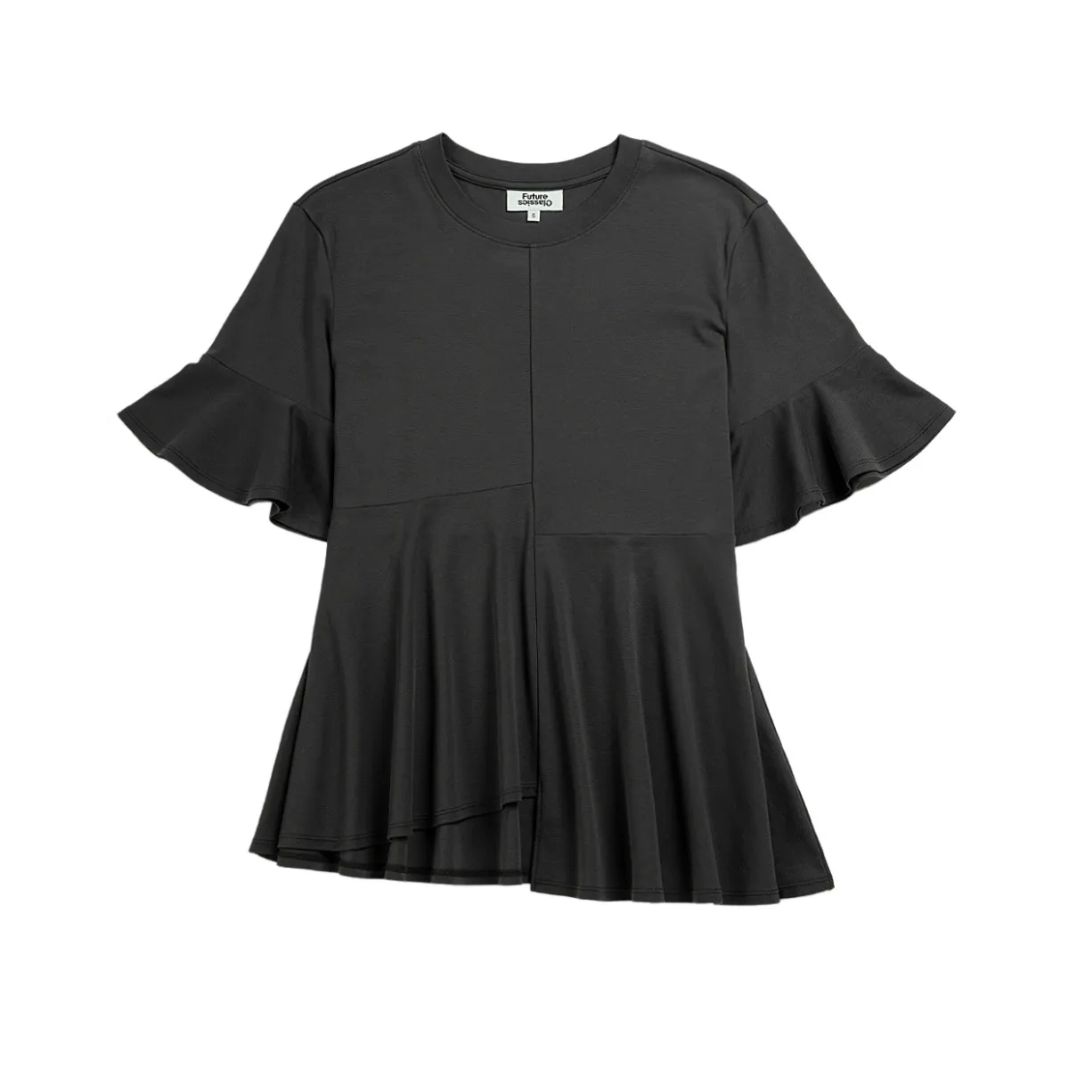 Asymmetric Cut Tee Dk Shadow