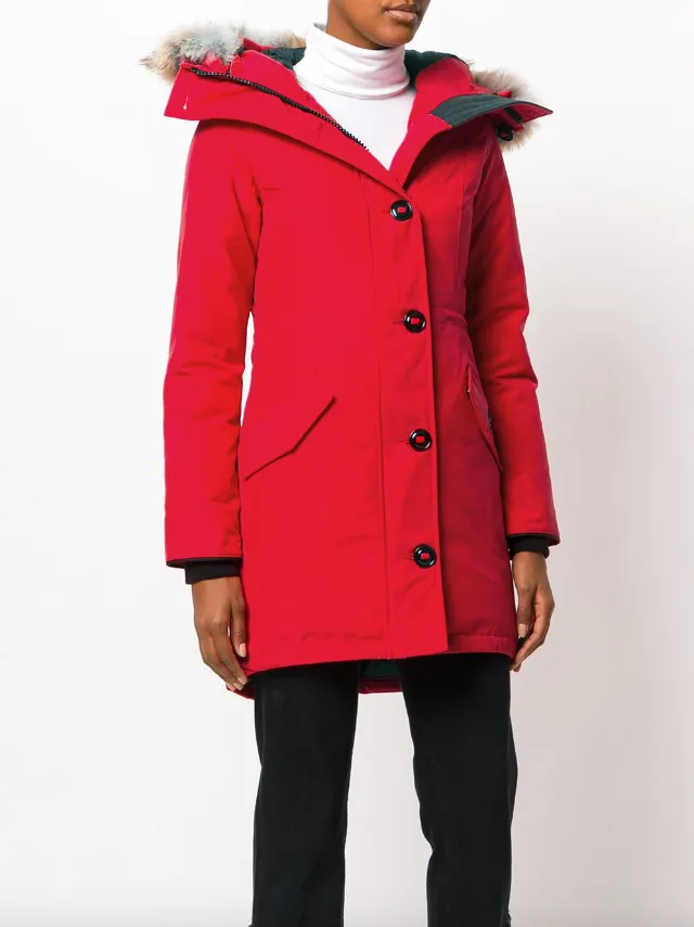 Canada Goose Rossclair red parka