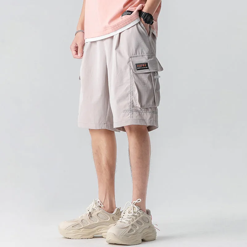 Casual Sport Daily Solid Color Men Shorts