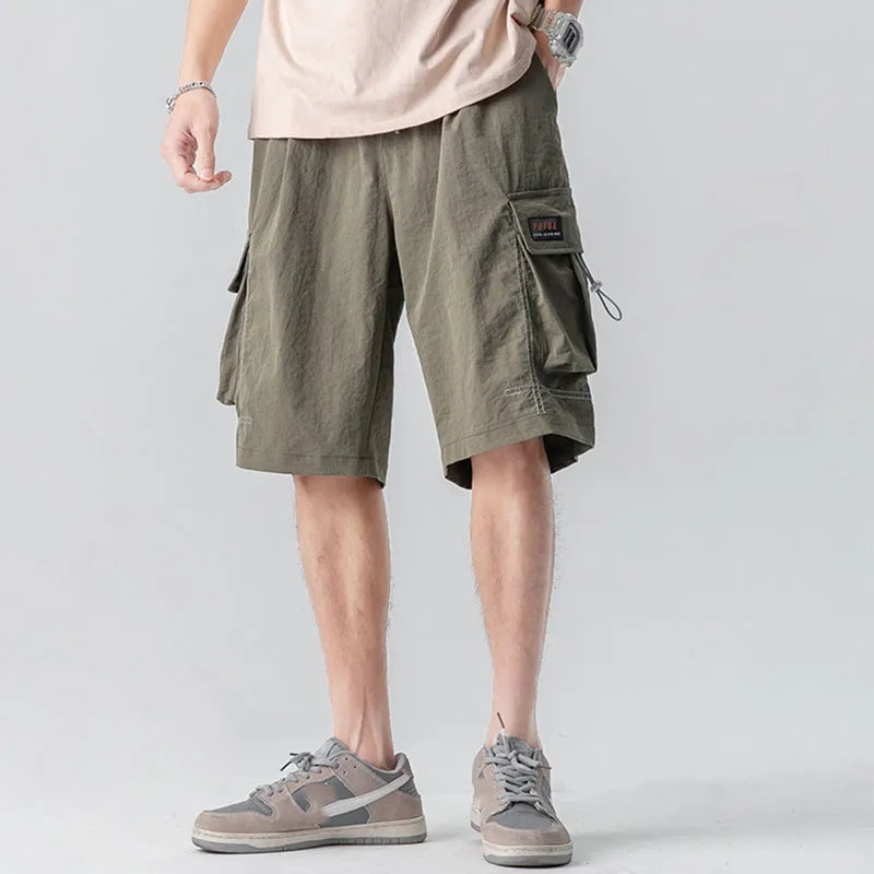 Casual Sport Daily Solid Color Men Shorts