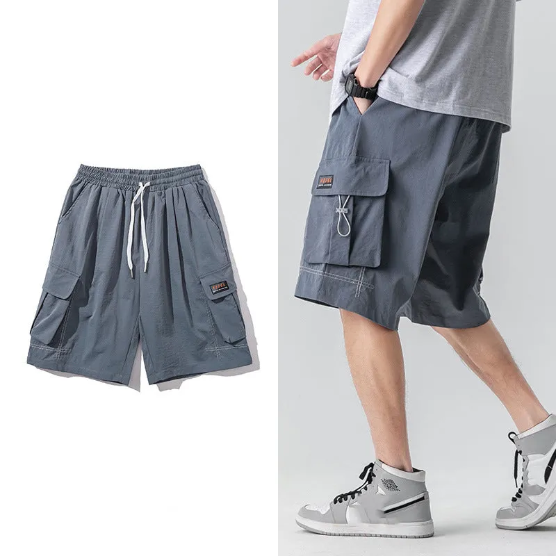 Casual Sport Daily Solid Color Men Shorts