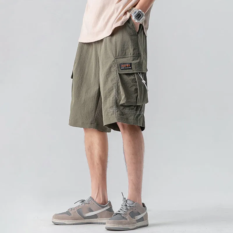 Casual Sport Daily Solid Color Men Shorts