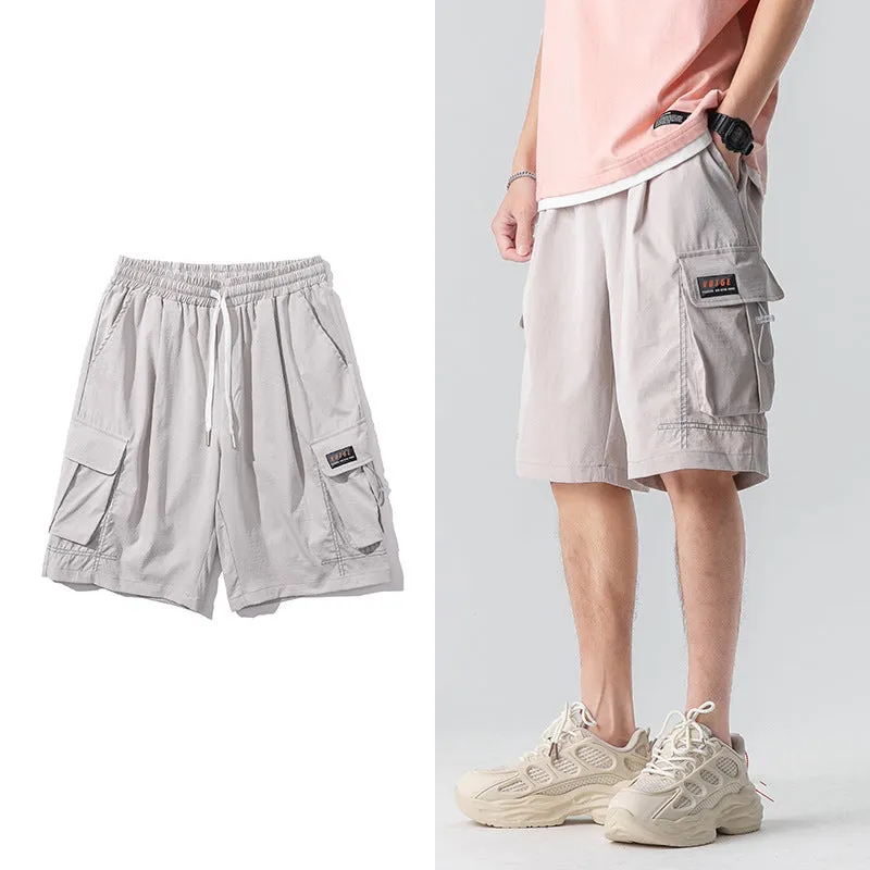 Casual Sport Daily Solid Color Men Shorts