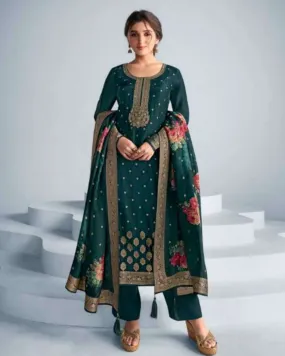 Chinon Silk Digital Printed Classic  Salwar Kameez