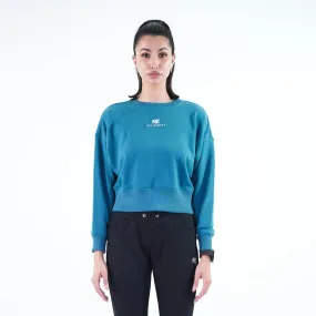 Cozycrest Oversized Sweatshirt Coral blue