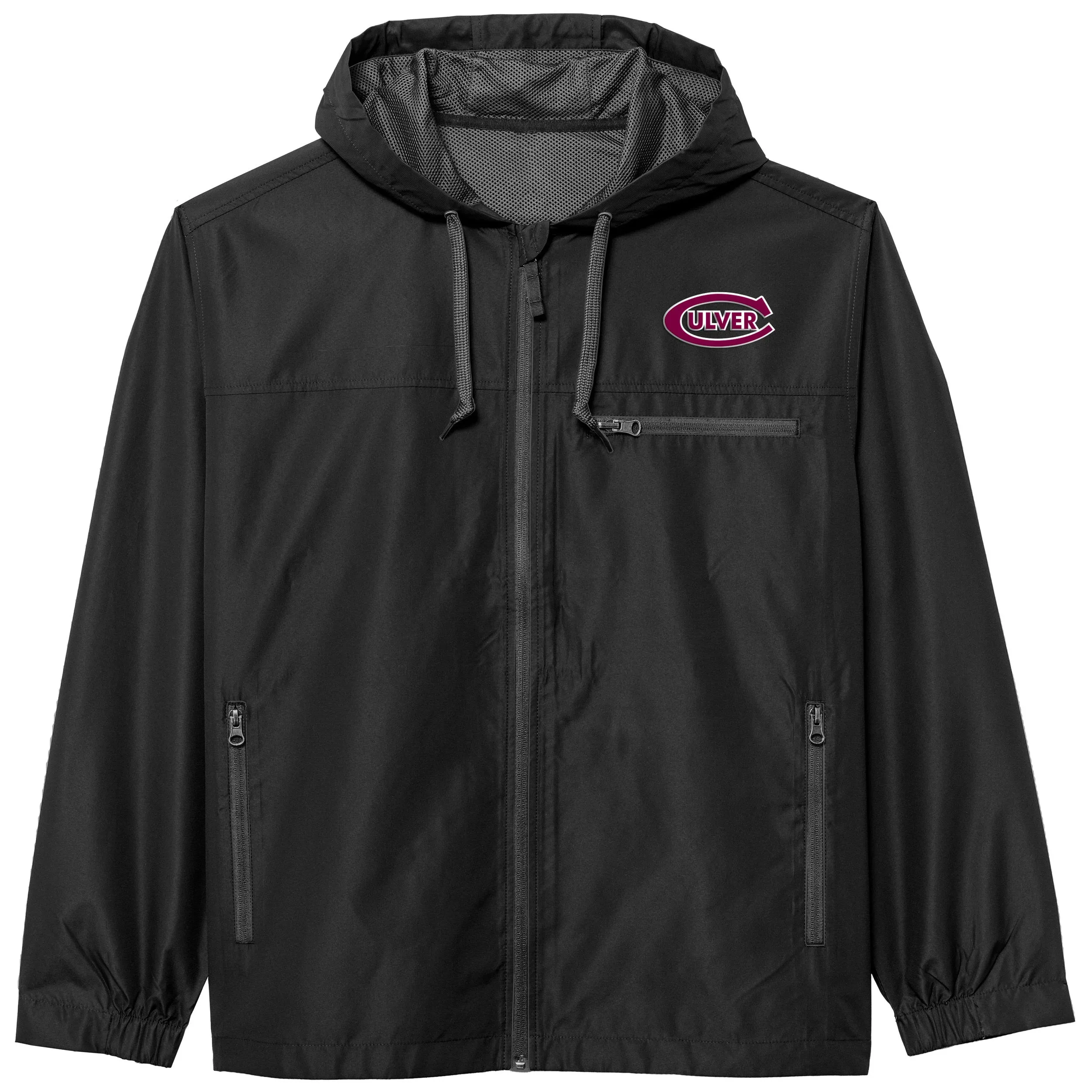 Culver-C Venture Packable Windbreaker - Black