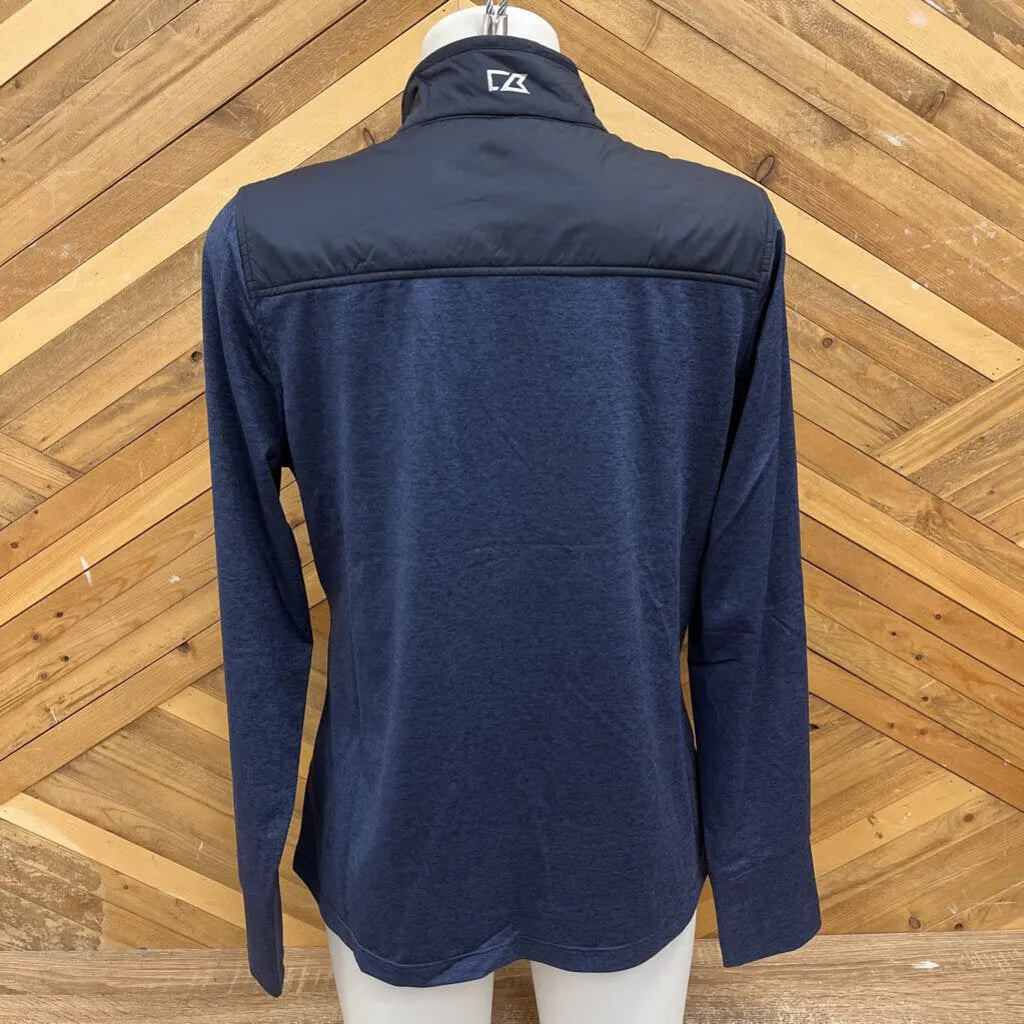 Cutter & Buck - Women's Hybrid Windbreaker Jacket - MSRP $130: Navy-women-LG