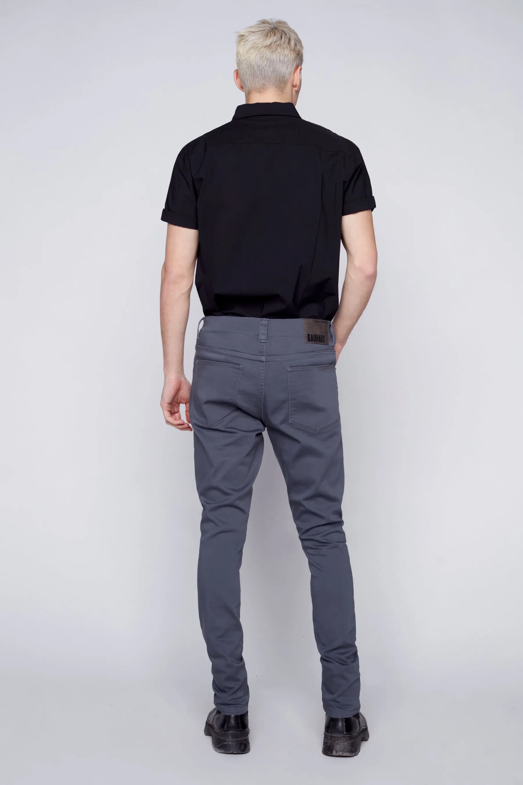 Deluxe 5 Pocket Slim Fit Pants - Dark Grey