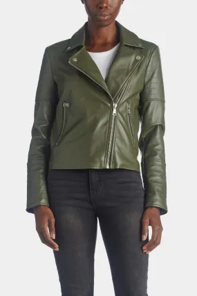 Faux Leather Moto Jacket