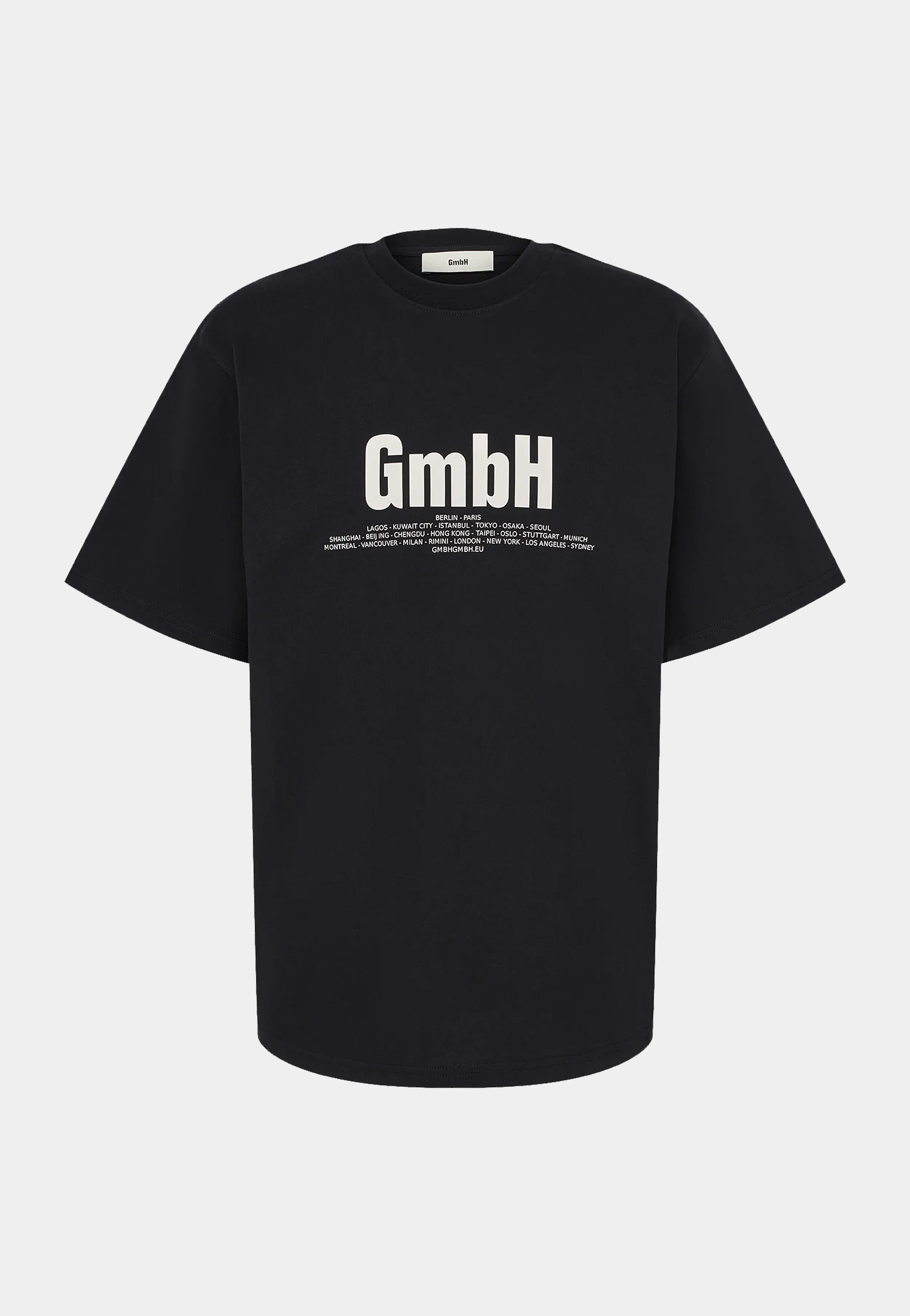 GMBH T-Shirt With Logo Print - Black