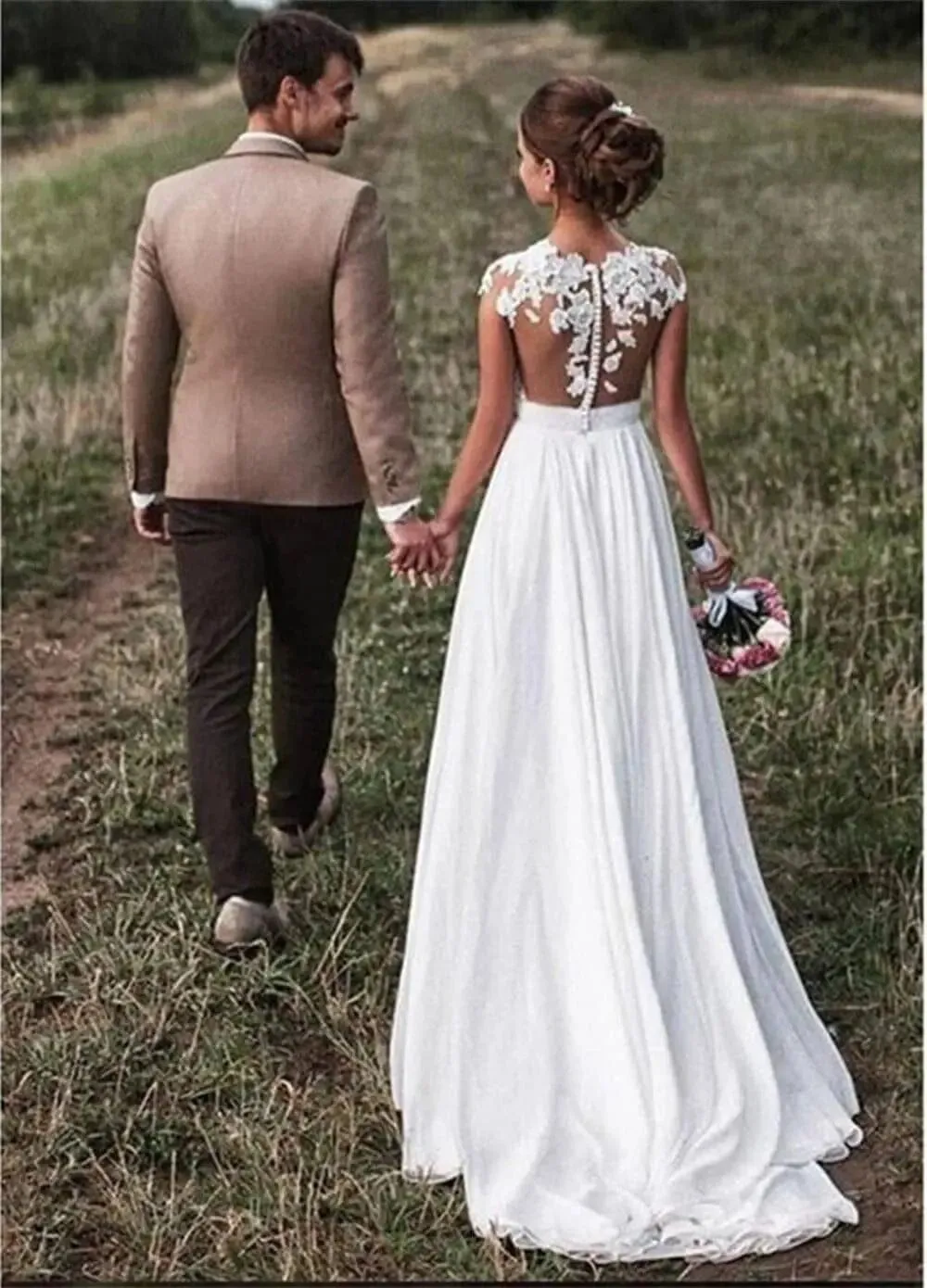 Lace Whisper Wedding Dress