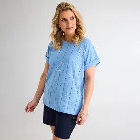 Ladies Broderie Anglaise Top