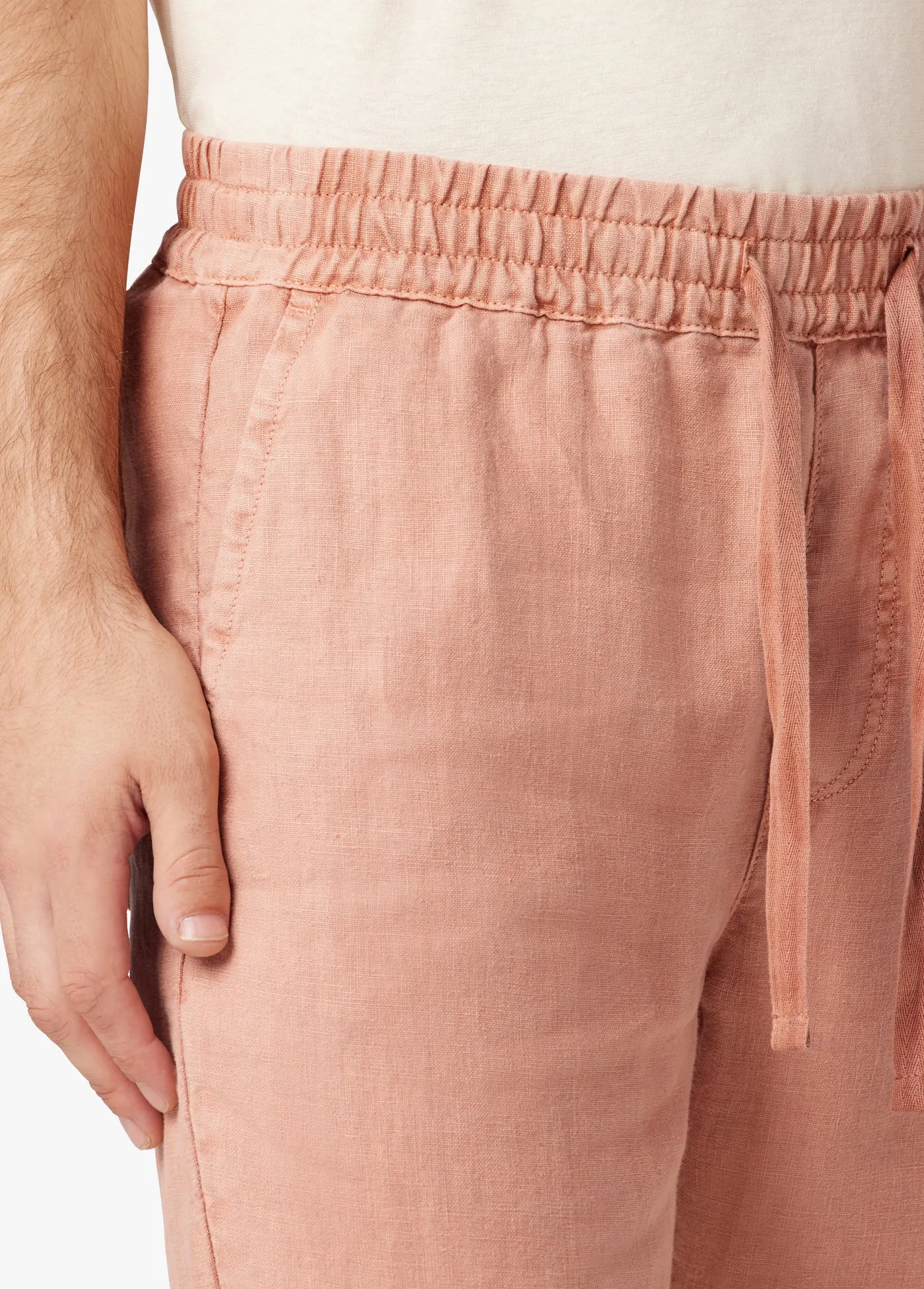 LINEN DRAWSTRING TROUSER