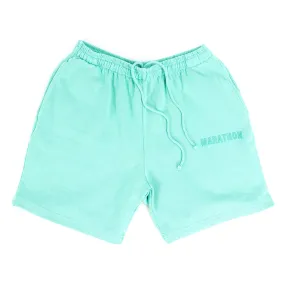 Marathon Leisure Tonal Sweat Shorts - Teal