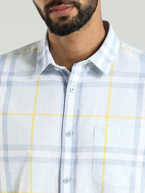 Men Checked Full Sleeve Cotton Shirt