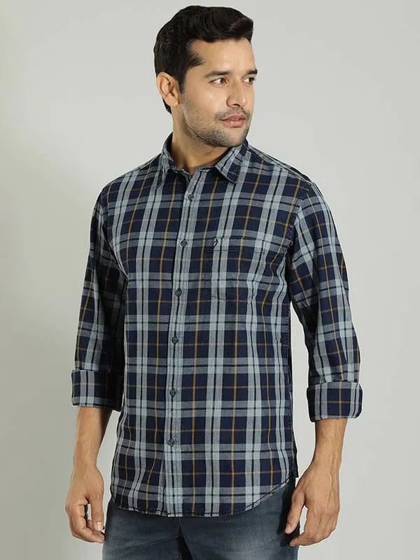 Men Checked Full Sleeve Cotton Shirt