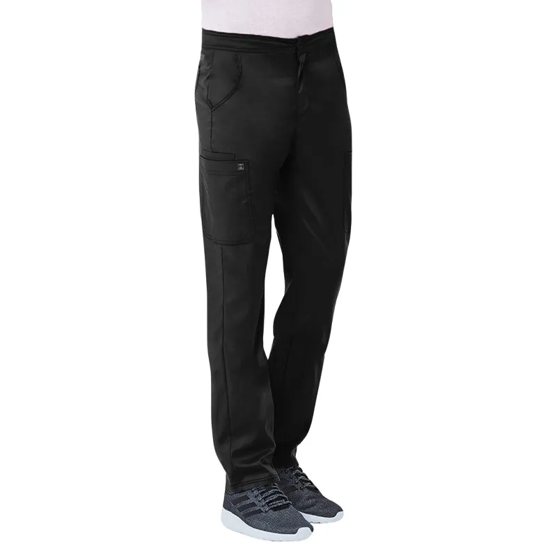 Men's Half Elastic Waistband Cargo Pant XS-3XL / Black