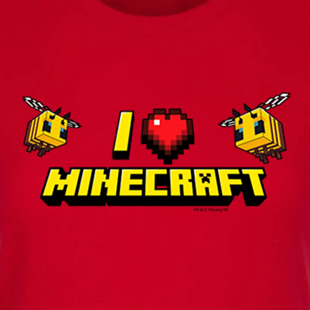 Minecraft I Heart Minecraft Women's Short Sleeve T-Shirt