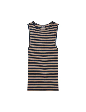 NPS Tank Top Broadway, Marine/Camel