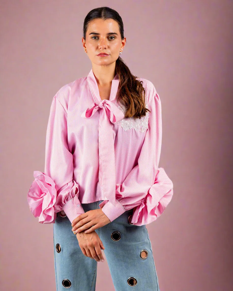 Pink Cotton Shirt