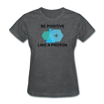 "Be Positive" (black) - Women's T-Shirt