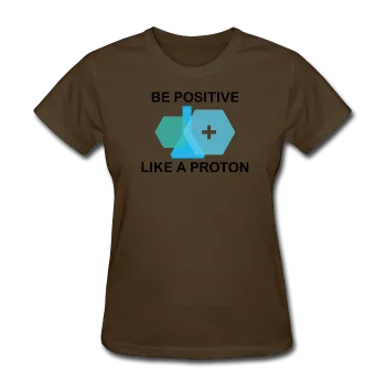 "Be Positive" (black) - Women's T-Shirt