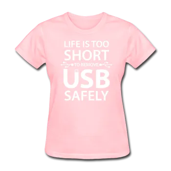 "Life is too Short" (white) - Women's T-Shirt