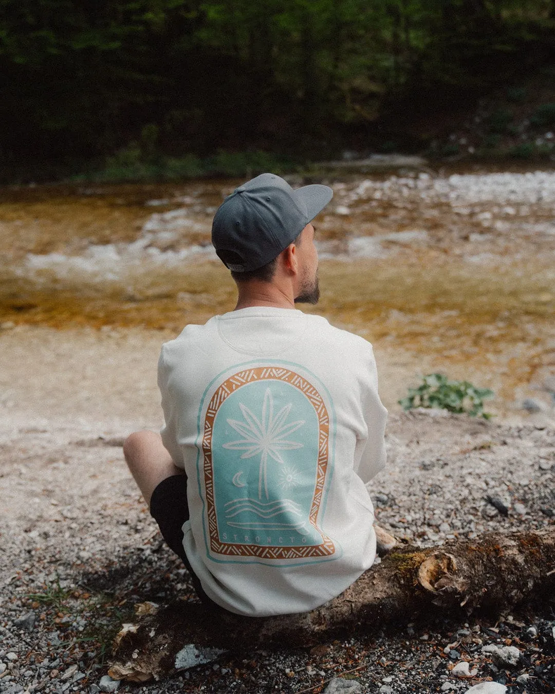 Wave Organic Crewneck - Vintage White