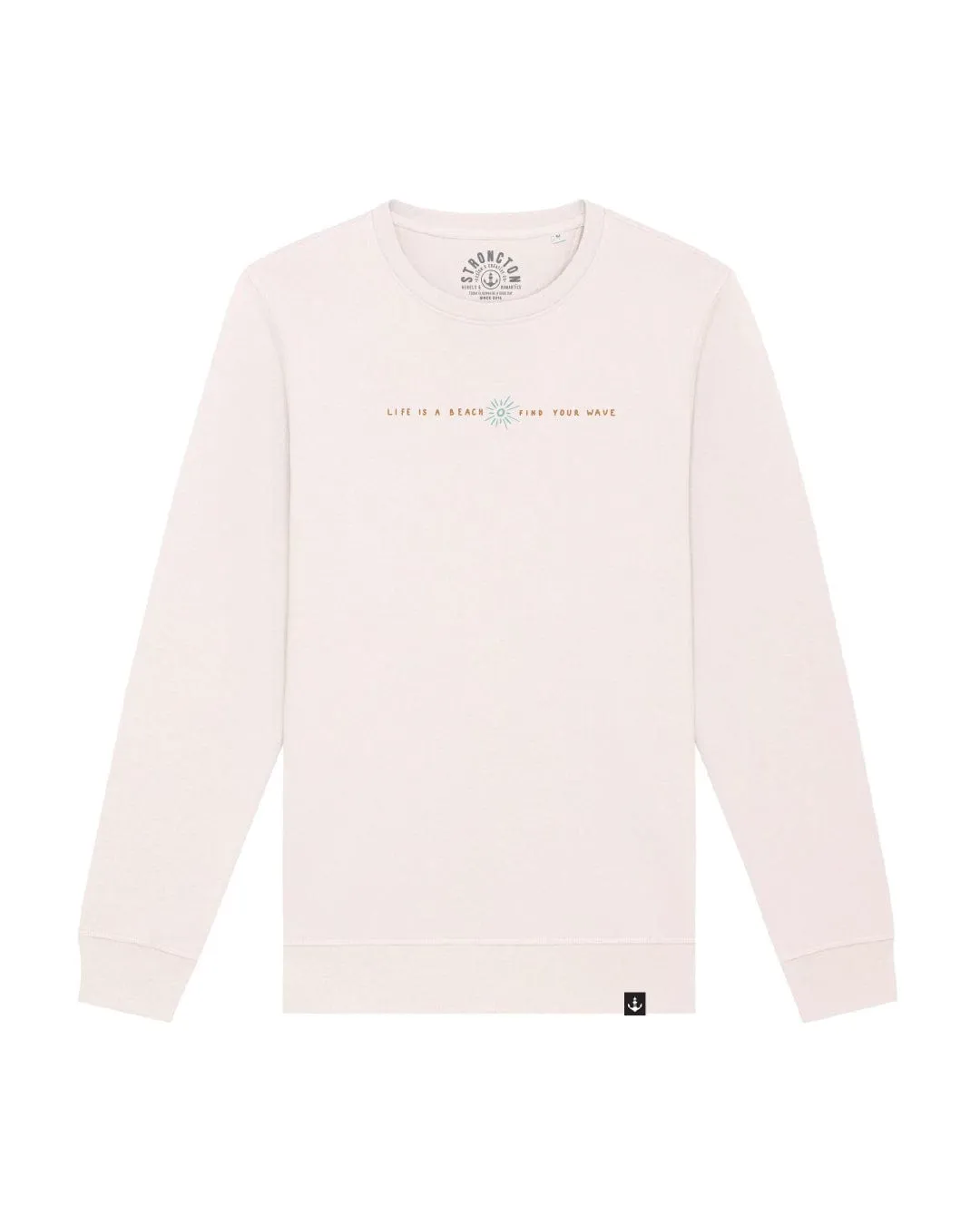 Wave Organic Crewneck - Vintage White