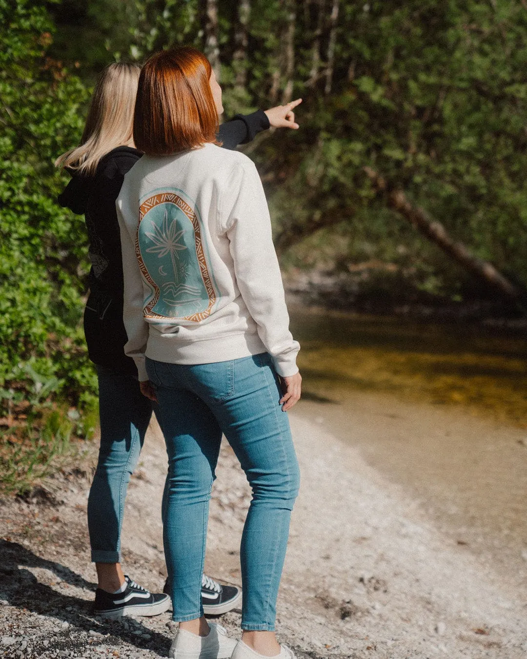 Wave Organic Crewneck - Vintage White