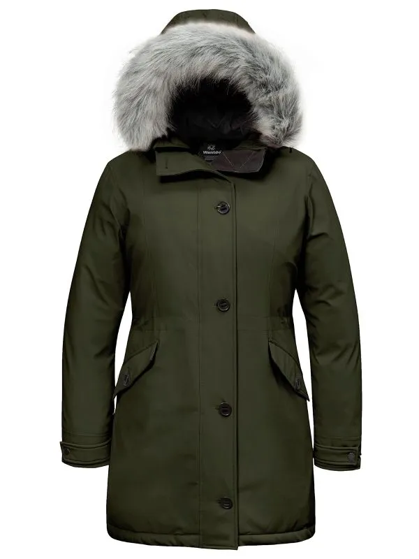 Women's Plus Size Winter Parka Coat