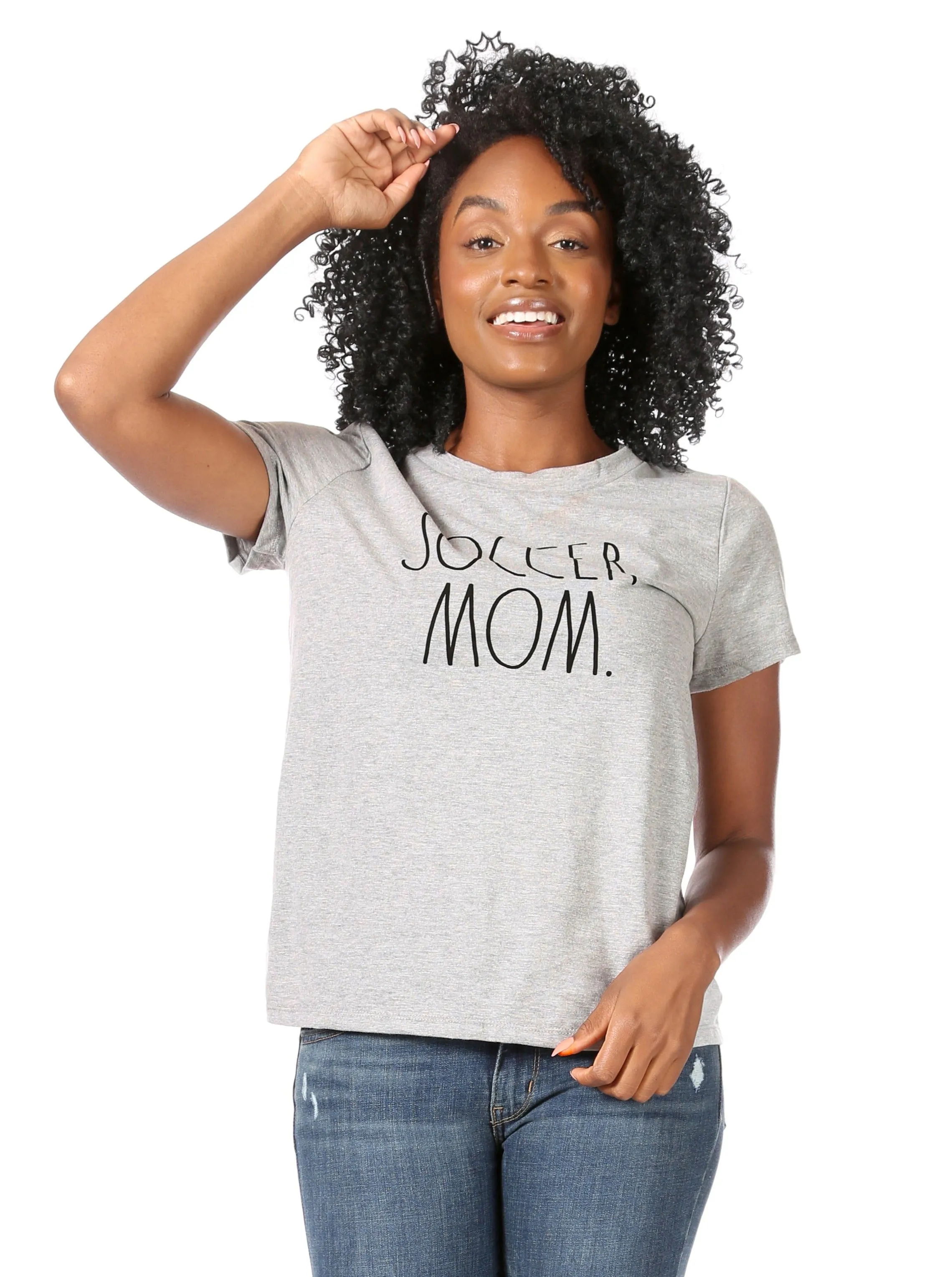 Women's "SOCCER MOM" Short Sleeve Icon T-Shirt